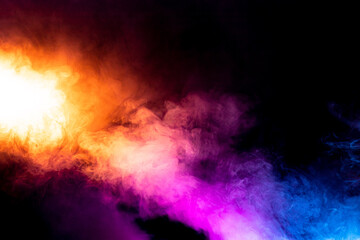 Shinny Clouds of Foggy Smoke