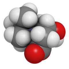 Carnitine food supplement molecule, chemical structure