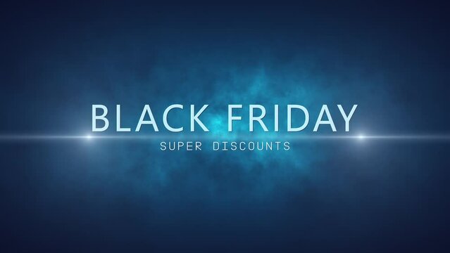 Black Friday. Big discounts (dumping, percentages, purchases, sale). Artistic intro. Quick Time, h264, 16-bit color, highest quality. 3D animation. Smooth gradation of color, without banding effect!
