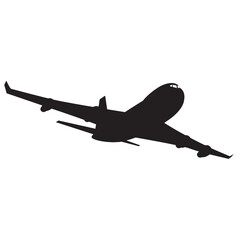 旅客機シルエット