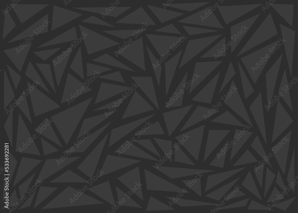 Poster simple geometric background with irregular triangle pattern