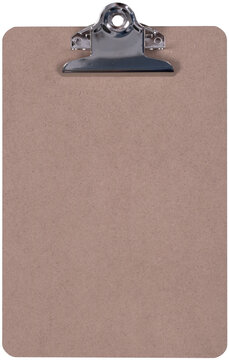 blank clipboard isolated on white