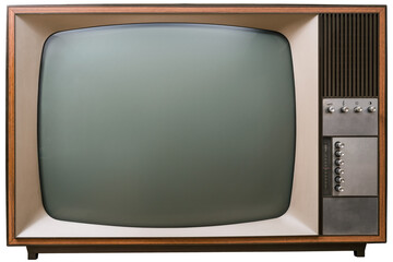 TV frontview isolated - 533692889