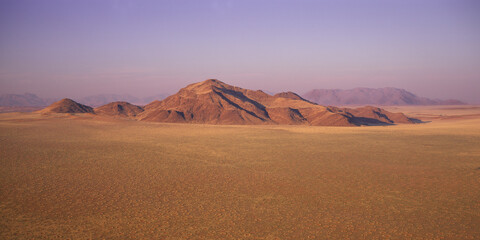 Overview of Landscape and Mountains, Naukluft Park, Namibia