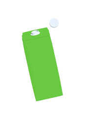 Transparent Juice Box Packaging Image