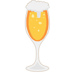 mug of beer transparent background. Drinks with a lot of foam.	