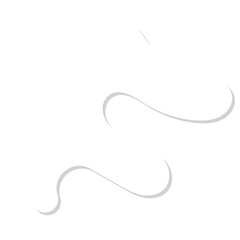 Snowcap transparent background. Winter decoration element. Snowy elements