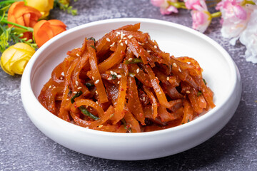 Pickled Vegetables, one of the types of Korean food