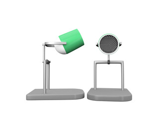 Transparent Glossy Cordless Electric Hair Dryer Image