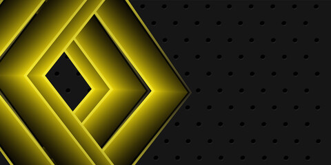 Abstract yellow and black background