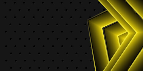 Abstract yellow and black background