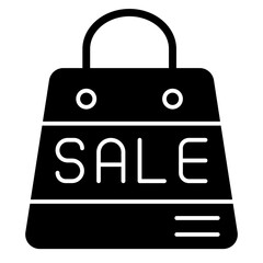 sale solid icon