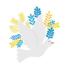 Fototapeta premium peace dove design