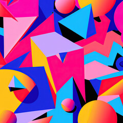 Colorful Abstract Banner Template for Web Design, Landing page, social media story and Printed Material.