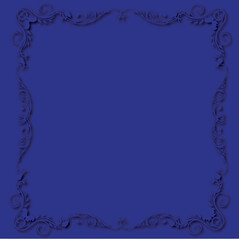 Frame, in the style of an ornament, Vector illustration eps 10, Art.