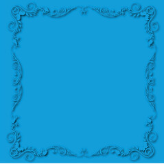 Frame, in the style of an ornament, Vector illustration eps 10, Art.