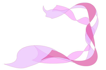 Transparent lilac and purple scarf