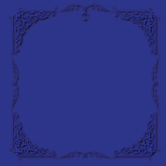 Frame, in the style of an ornament, Vector illustration eps 10, Art.