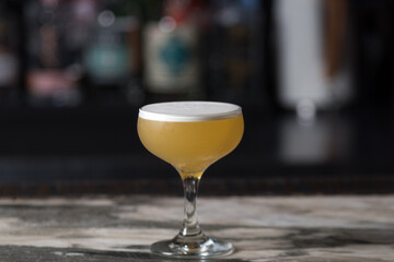 drink on the bar