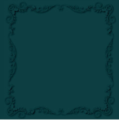 Frame, in the style of an ornament, Vector illustration eps 10, Art.