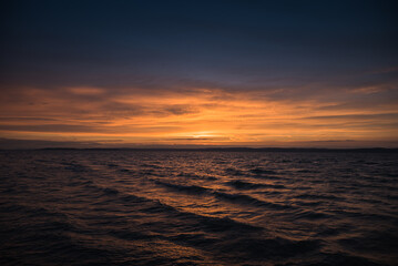 Obraz premium sunset over the sea