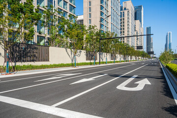 Fototapeta premium road in city