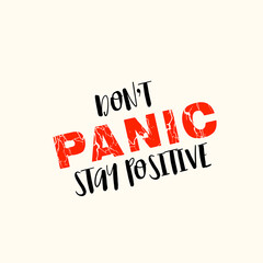 STAY POSITIVE word mark logo emblem.Decorative text lettering.Peaceful lifestyle concept. Creative initials isolated on light background.Motivational, inspirational message.