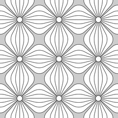 Fototapeta premium Decorative linear design for greeting cards, wedding invitations, coloring books, etc. Line art geometric mandala. Vector illustrations in oriental style. Arabesque. Easy to edit color and lines.