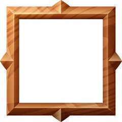 Square wooden frame