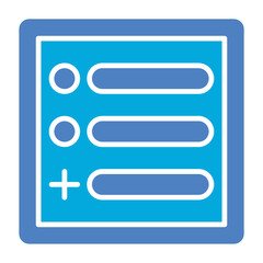 Menu Glyph Two Color Icon