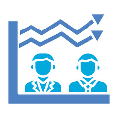 Chart Glyph Two Color Icon