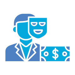 Corrupt Glyph Two Color Icon