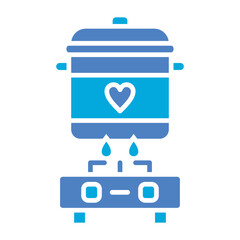 Cooking Glyph Two Color Icon