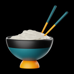 Premium Japanese Culture icon 3d rendering on isolated background