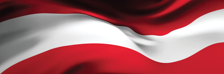 National flag of Austria. Country official symbol. Banner, background - 533723808