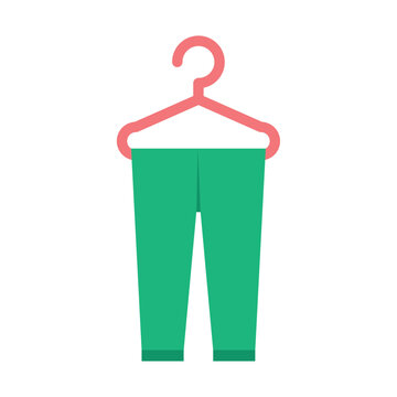 Hanger With Green Pants