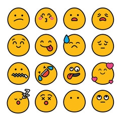 Mixed emoji set