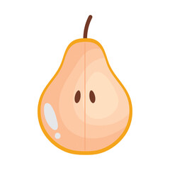 half pear icon