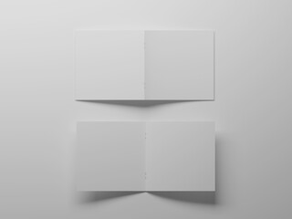 Square bi-fold mockup
