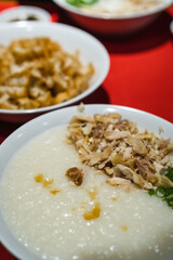 A bowl of rice porridge