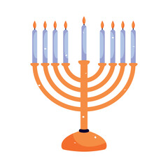 jewish menorah icon
