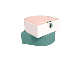 Transparent Gift Box Packaging Image