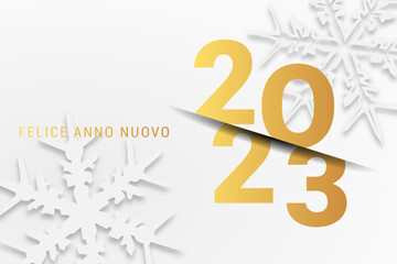 felice anno nuovo - buon anno 2023	