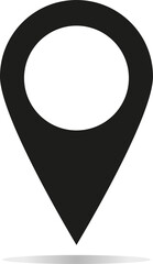 
pin map design illustration isolated on transparent background
