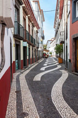 Alley in the,old town,Madeira,Portugal,Europe