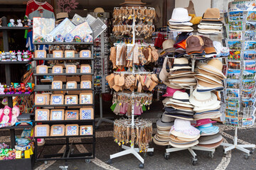 Souvenir stand   ,Funchal, Madeira, Portugal, Europe