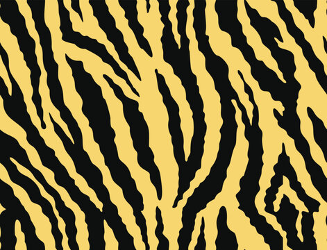 Zebra pattern vector animal print seamless texture for textile