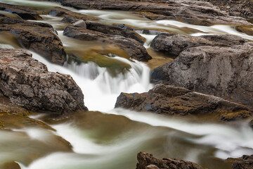 A waterfall on the south santiam river near Detroit, Oregon