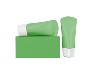 Transparent Beauty Cream Tube Image