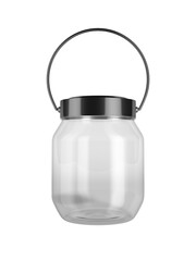 Transparent Glass Jar Packaging Image